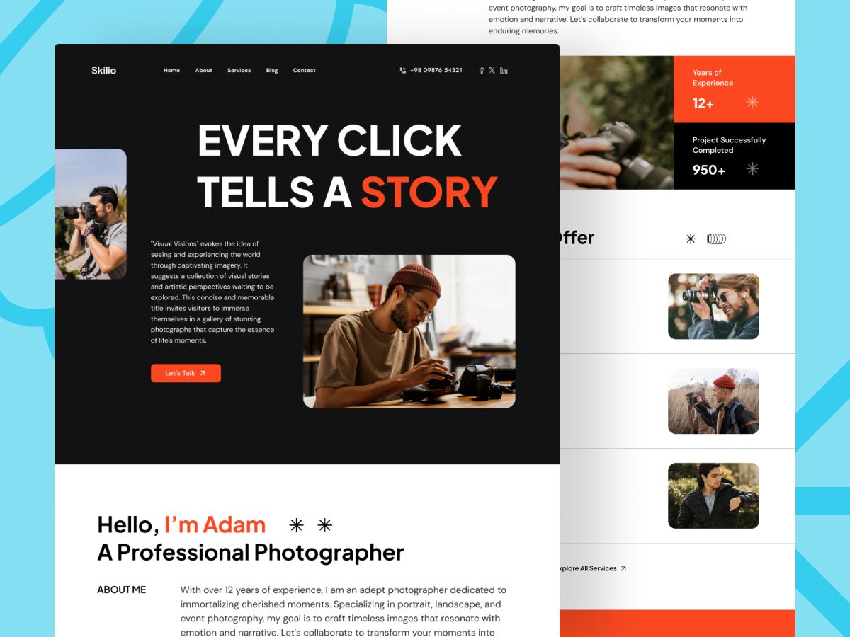  Creative and Stylist Joomla Portfolio Template