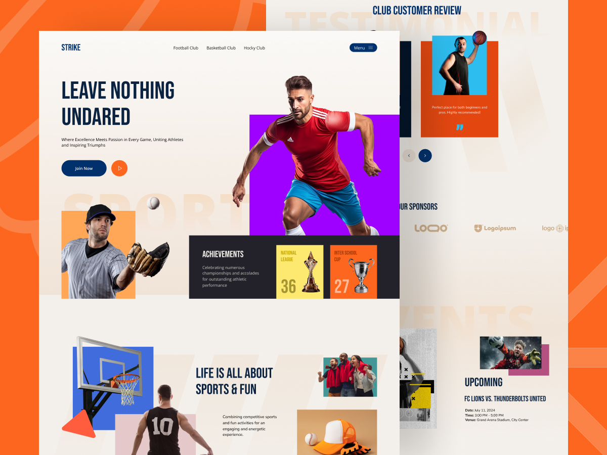  Joomla Sports Template